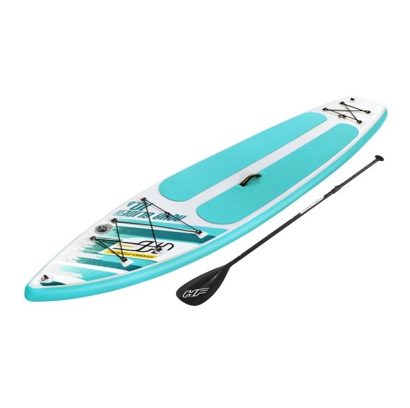 SUP-board (сап-доска) "Aqua Glider" 320x79x12см, (насос, весло, 2 киля, лиш, ремнабор, сумка, до 110кг) 65347