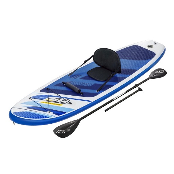 SUP-board (сап-доска-каяк) "Oceana" 305x84x12см,  (насос, весло, киль, лиш, ремнабор, сидение, сумка, до 120кг) 65350